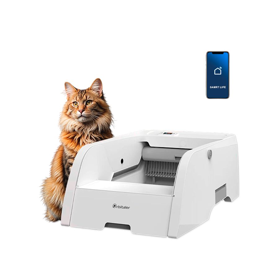 Yupiter® AstroClean 5000 Sand Pool Smart Connected Arenero Autolimpiable para gatos