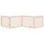 vidaXL Puerta para perros plegable 4 paneles madera de álamo 320 cm, , large indicador imagen numero 8