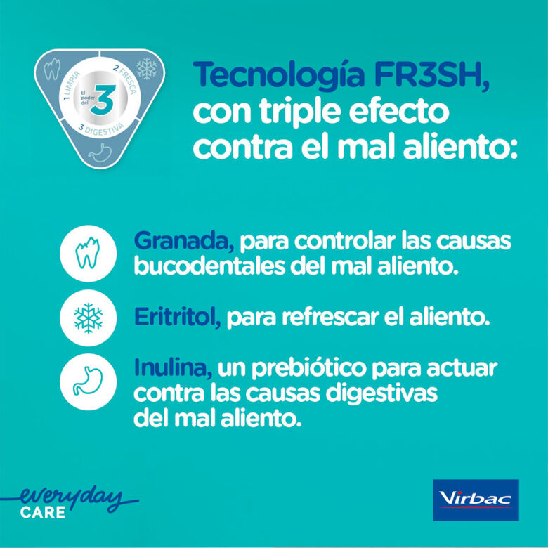 Virbac Snacks Dentales VeggieDent Fresh para perros Toy thumbnail