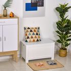 Casillero de madera HomCom color Blanco, , large image number null