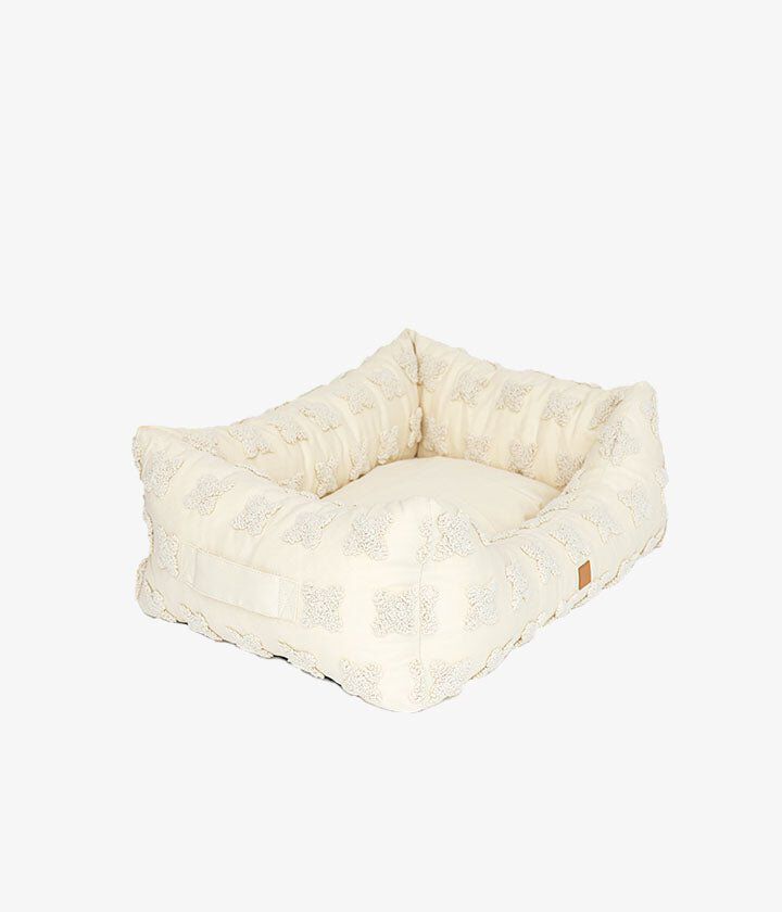 Pet and Co Cama Kingston Flores Crema para Perros, , large Imagen numero 2