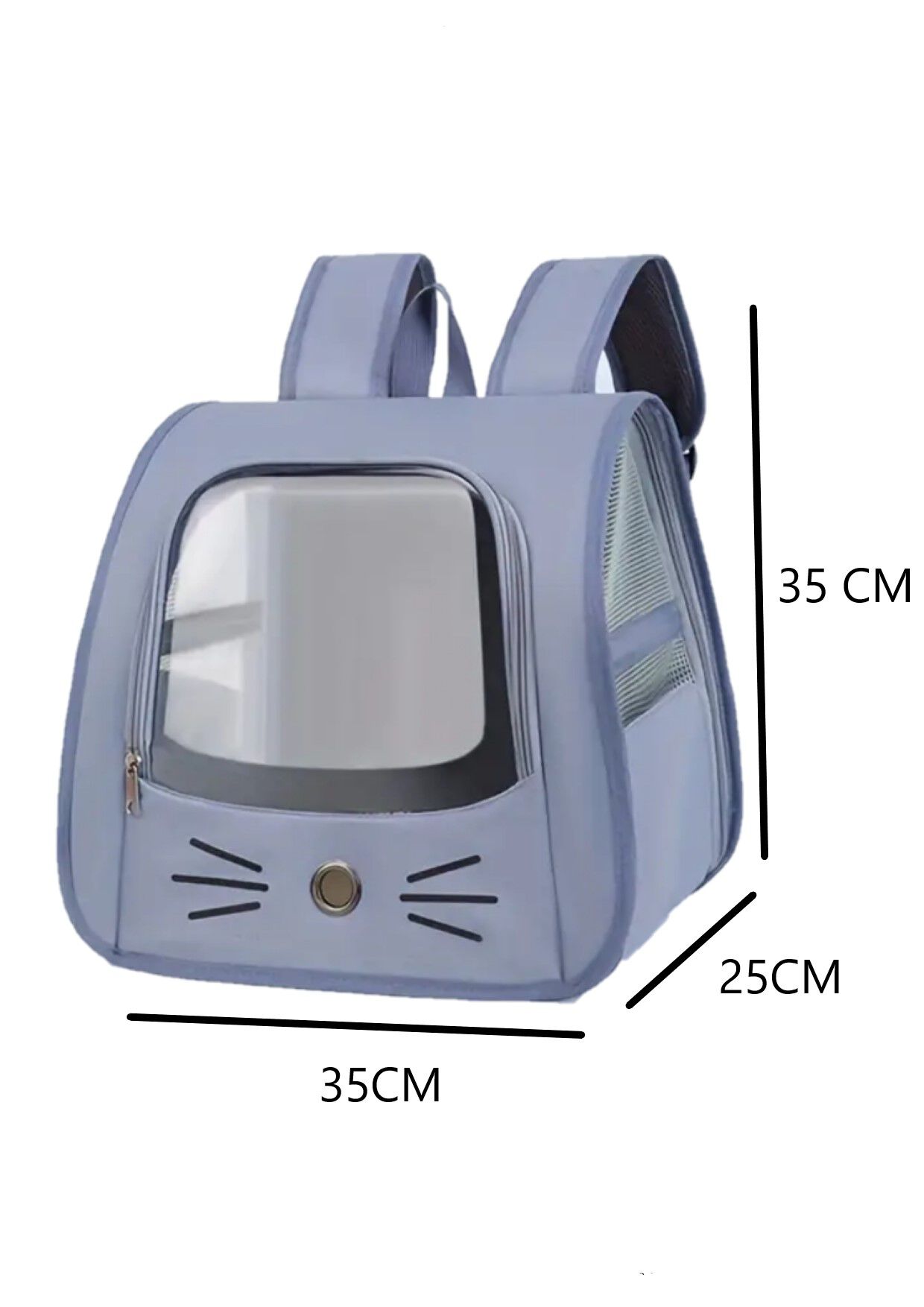 PETplus Bolsa transport&iacute;n para gatos y perros PETplus azul, , large Imagen numero 2