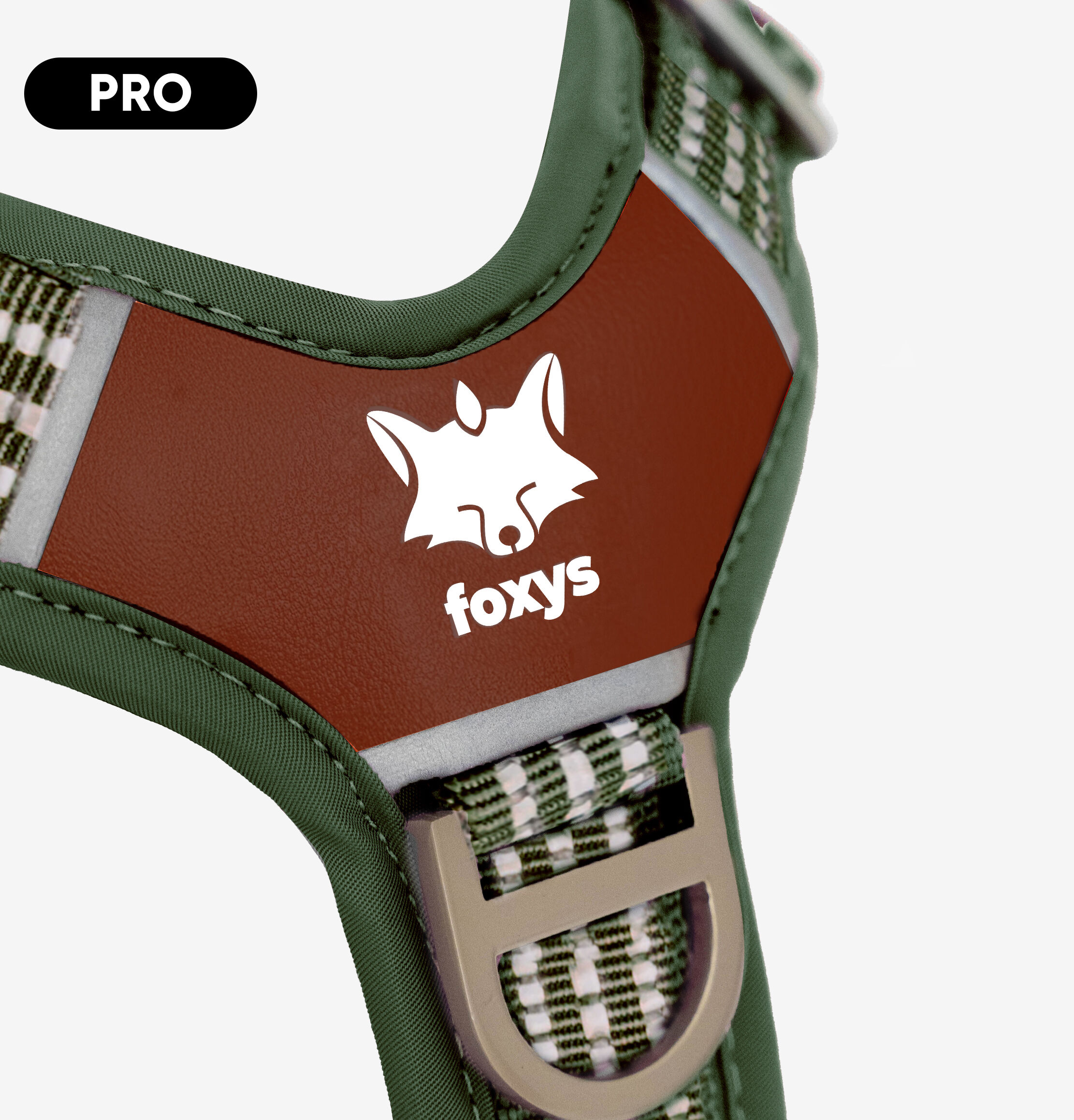 Foxys Arnés Anti Tirones Matcha verde para perros