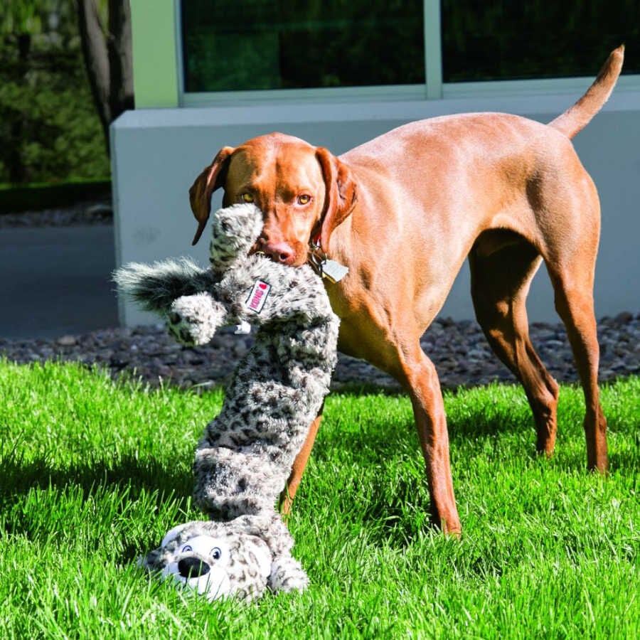 Kong Stretchezz Jumbo Snow Leopardo de peluche para perros, , large Imagen numero 2