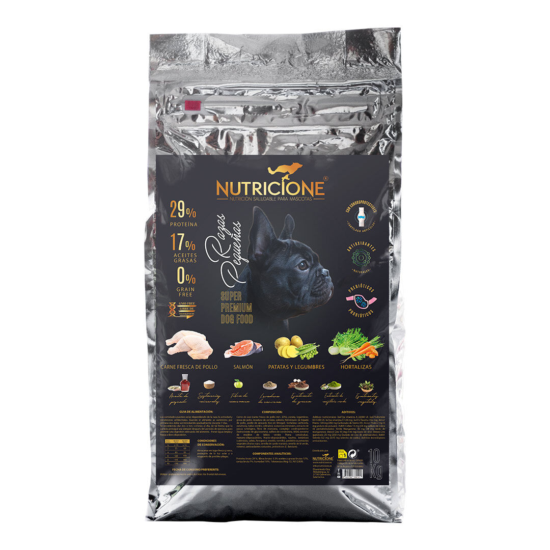 Pienso Grain Free carne fresca de pollo y salm&oacute;n para perros razas peque&ntilde;as 10kg, , large Imagen numero 1