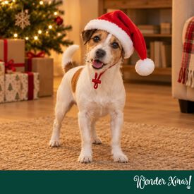 Wonder Christmas Gorro Papa Noel para perros