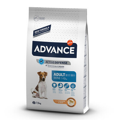 Affinity Advance Mini Adult Active Defense Pollo y Arroz pienso para perros