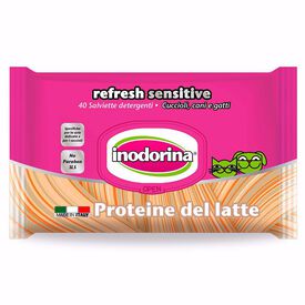 Inodorina Toallitas Sensitive Proteina de Leche para perros y gatos