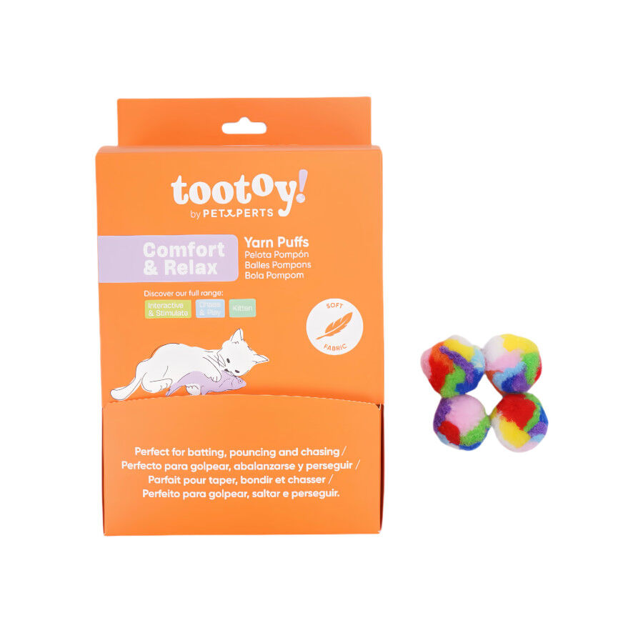 Tootoy! Pelotas de Peluche Suaves para gatos, , large Imagen numero 8