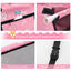Nobleza - Refuerzo de Coche para Perros, Asiento del Coche de Seguridad para Mascotas Perro Gato Plegable Lavable Viaje Bolsas y Otra Mascota Pequeña con Cremallera Bolsillo, 40 * 34 * 25 cm, Rosa, , large indicador imagen numero 4