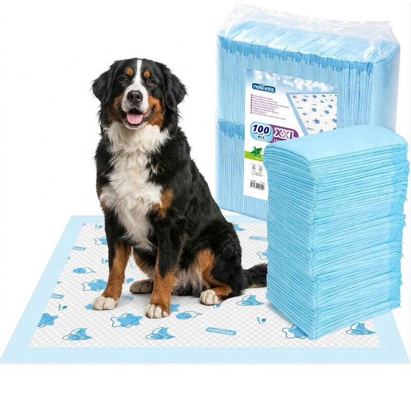Nobleza Empapadores Perros 100 Unidades 60x90 cm, Alfombrillas Absorbentes Desechables con Dise&ntilde;o Estampado, Pa&ntilde;ales para Perros y Cachorros Antifugas y Antiolores, , large Imagen numero 6