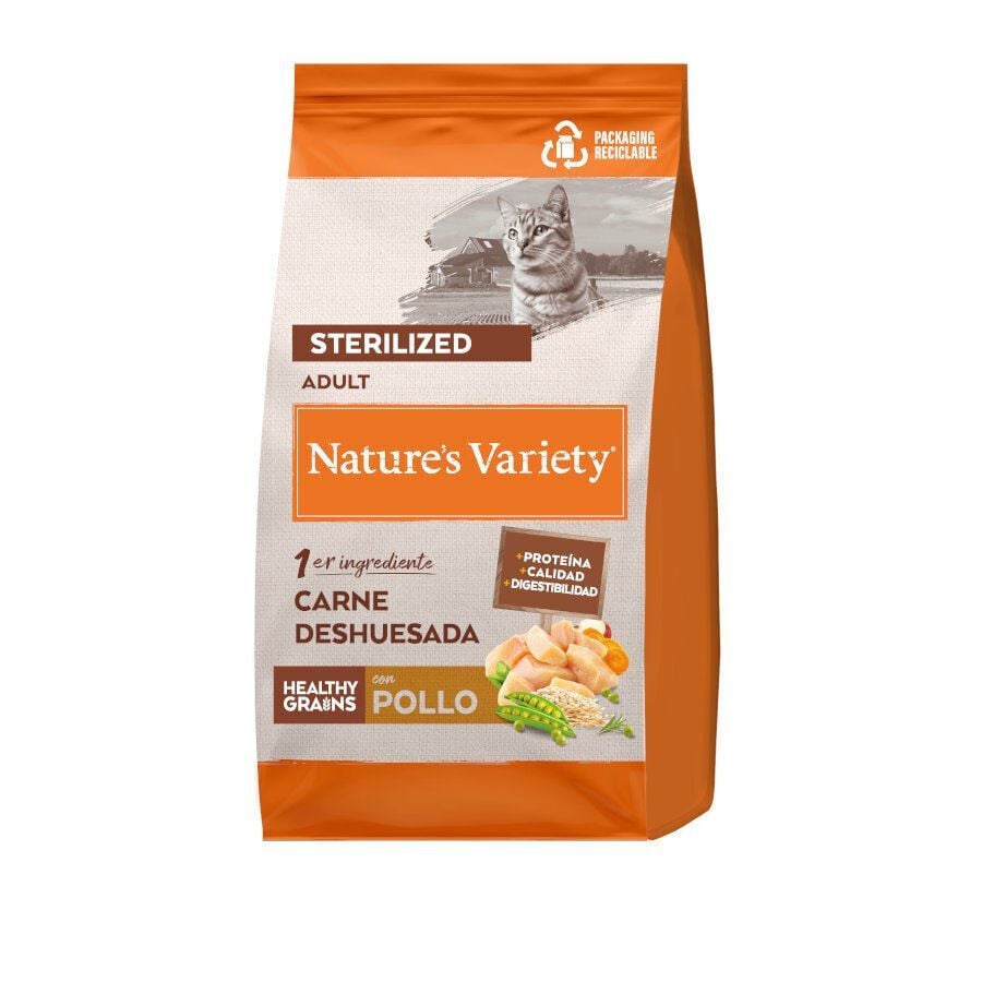 Nature's Variety Healthy Grains Adult Sterilized Pollo pienso para gatos