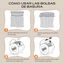 Nobleza - Bolsas de Arena para Gatos 50x50 cm， Compatibles con Areneros Automáticos， Accesorios de Limpieza， Extra Gruesas y Resistentes， Gran Capacidad， Cierre con Cordón， 120 Unidades (6 Rollos), , large indicador imagen numero 2