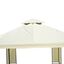 Carpa cubierta Outsunny color Negro y crema, , large indicador imagen numero 4
