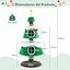 COSTWAY 156 cm &Aacute;rbol de Navidad para Gatos con 2 Casitas Grandes, Torre para Gatos con Rascadores de Yute, Juguete en Estrella con Resorte y Bolas Decorativas, Mueble de Juegos para Interior, , large indicador imagen numero 3