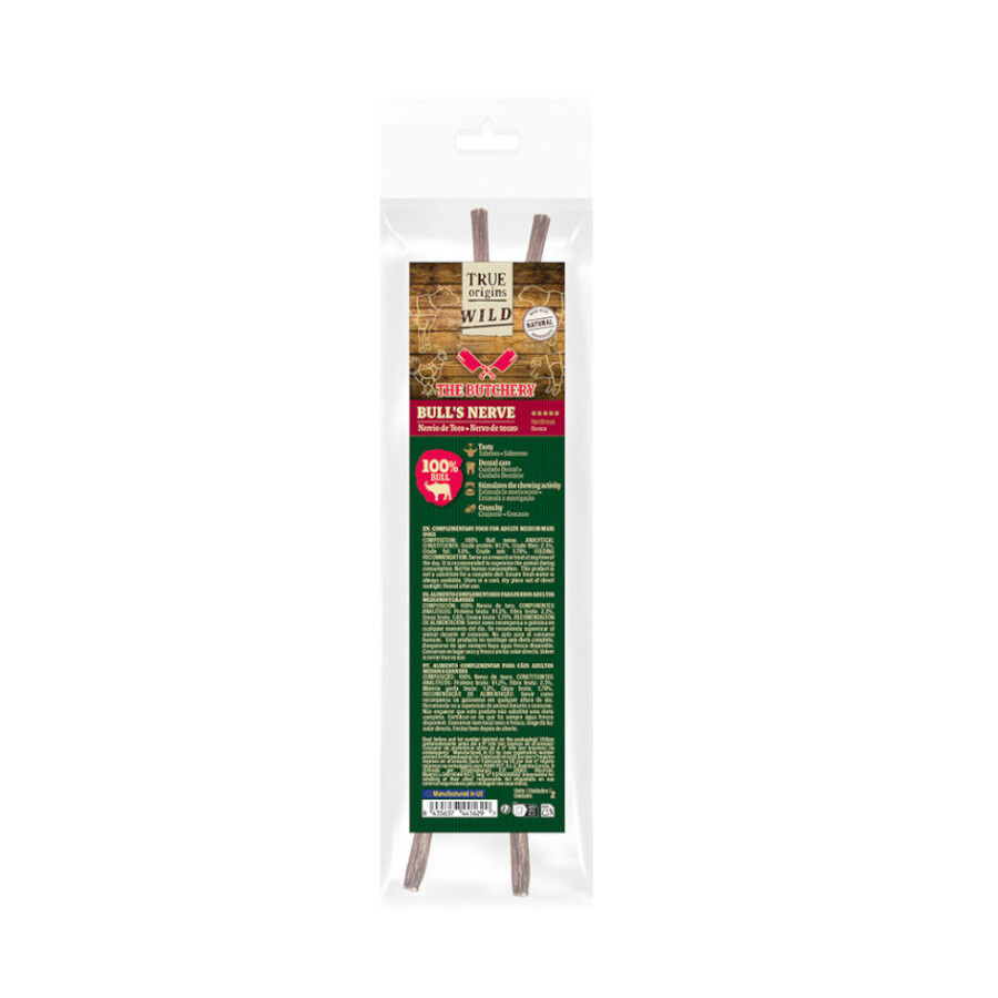 20 cm (2 uds.) True Origins Nervio Toro Snack para perros, , large Imagen numero 2