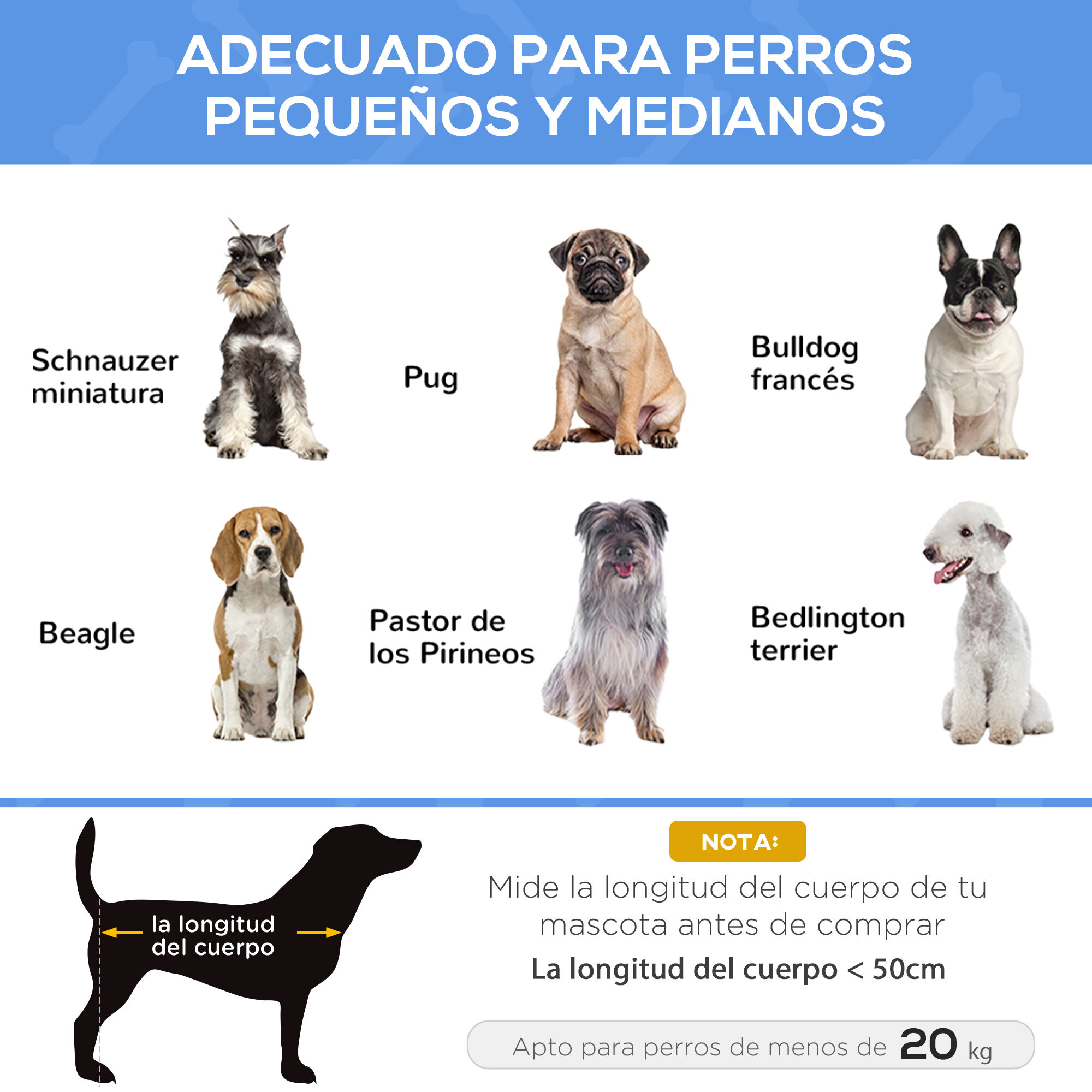 PawHut Cama Elevada Perros Negro, , large Imagen numero 9