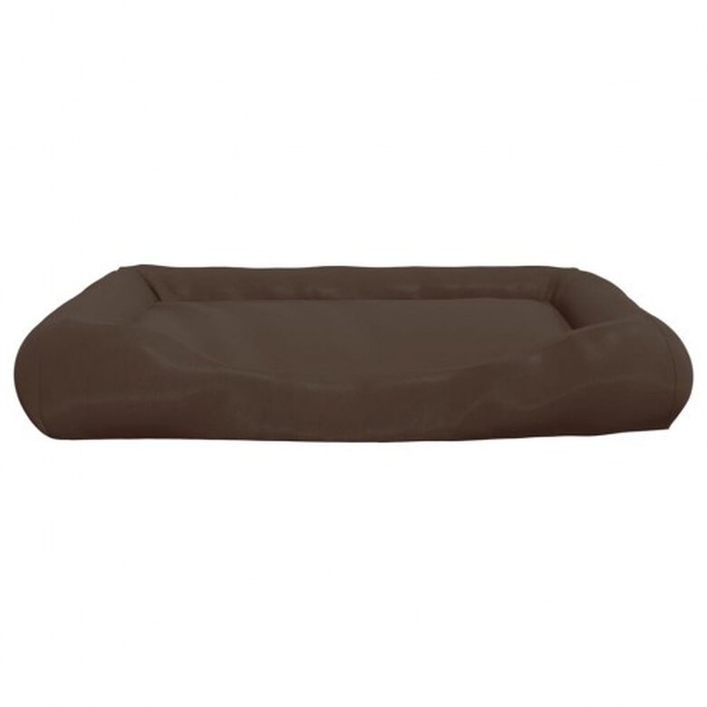 Vidaxl cama rectangular acolchada marrón para mascotas, , large image number null