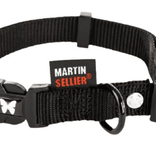 Martin Sellier Collar Negro para Perros