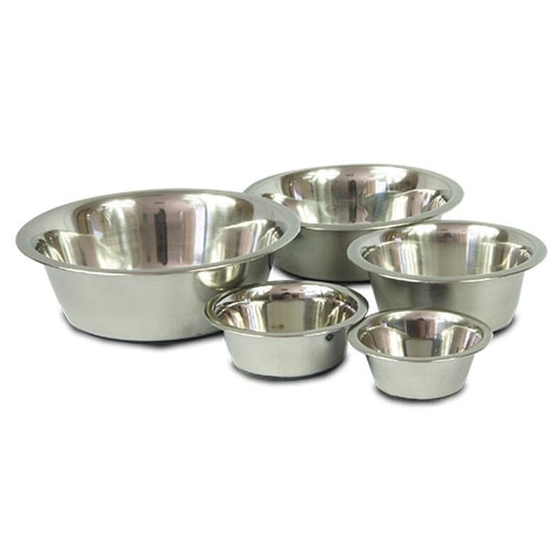 Comedero para perros y gatos Acero Inoxidable Antideslizante Capacidad 200 ML