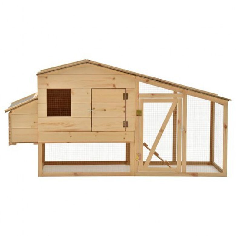 Gallinero de madera para exterior dos niveles thumbnail