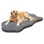 COSTWAY Cama Perros Grandes, Cama Ortop&eacute;dica para Perros con Soporte de Espuma Viscoel&aacute;stica, Colchoneta Impermeable para Perros con Funda Extra&iacute;ble, Colch&oacute;n Antideslizante para Perros (gris), , large indicador imagen numero 1
