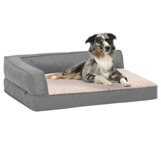 Vidaxl colchón - sofá gris para perros