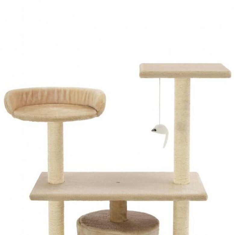 Rascador con poste de sisal color Beige thumbnail