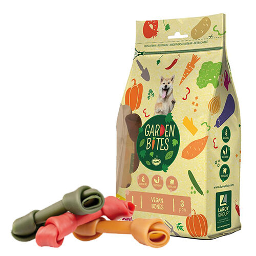 DUVO GARDEN BITES VEGGIE VEGAN BONES (BLISTER T-L 14.5 CM 270 GR ( 3 UNI )), , large Imagen numero 1