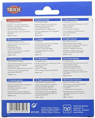 Braguitas perros, M, 40-49 cm, Negro, , large Imagen numero 5