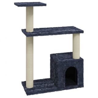 Vidaxl rascador sisal gris oscuro para gato