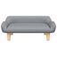vidaXL Cama para perros de tela gris claro 70x40x24 cm, , large indicador imagen numero 2