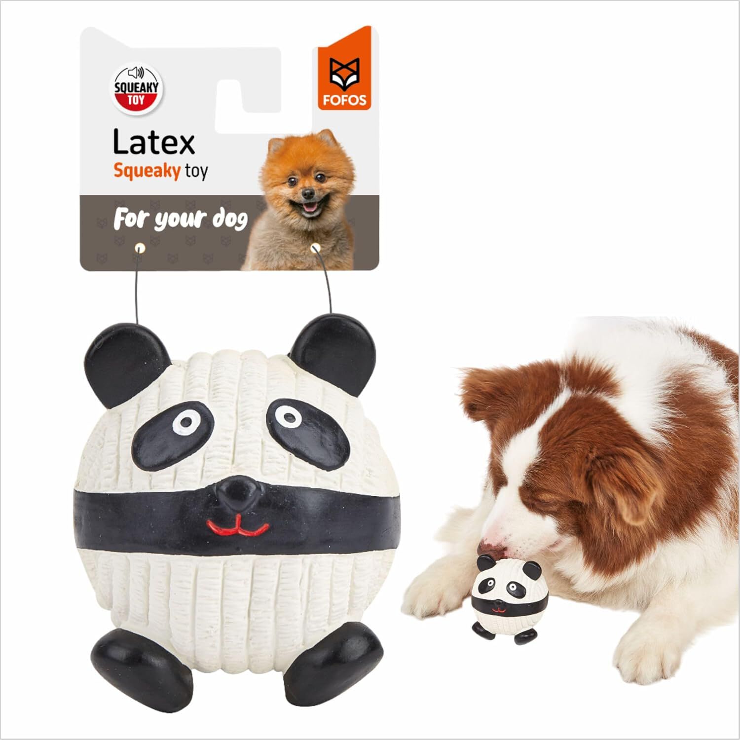 FOFOS | Panda Pelota de L&aacute;tex - Para Perro, , large Imagen numero 1