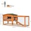 Pawhut conejera de madera exterior con 2 niveles, , large indicador imagen numero 2