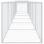 vidaXL Gallinero con techo acero galvanizado antracita 203x98x90 cm, , large indicador imagen numero 11