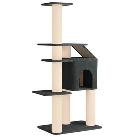vidaXL &Aacute;rbol para gatos con postes de sisal Torre Gatos Muebles Felinos