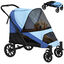 PawHut Cochecito para Perros Azul, , large indicador imagen numero 1