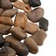vidaXL Guijarros pulidos colores mezclados 25 kg 2-5 cm, , large indicador imagen numero 6