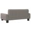 vidaXL Cama para perros de tela gris taupé 70x45x30 cm, , large indicador imagen numero 4