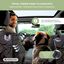Cubre asientos de coche para perros | Universal | Antideslizante | Impermeable | Bolsillo lateral | Negro | Sammy | Mobiclinic, , large indicador imagen numero 4