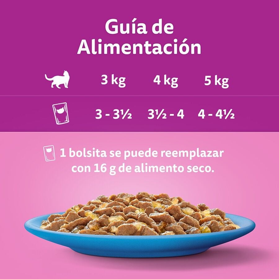 Whiskas Salmón y Atún Gelatina en Bolsita para Gatos Adultos thumbnail