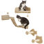PawHut Estantes para Gatos Beige, , large indicador imagen numero 1