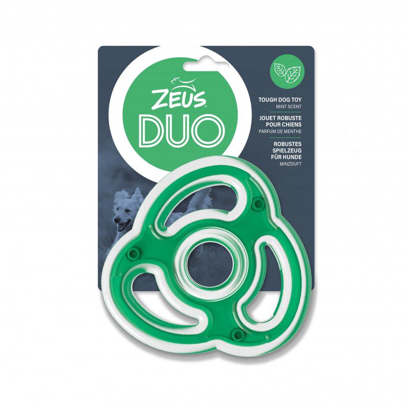 Juguete para masticar perro Zeus Duo Estrella Ninja, 12,5 cm , Verde, aroma a Menta, , large Imagen numero 1