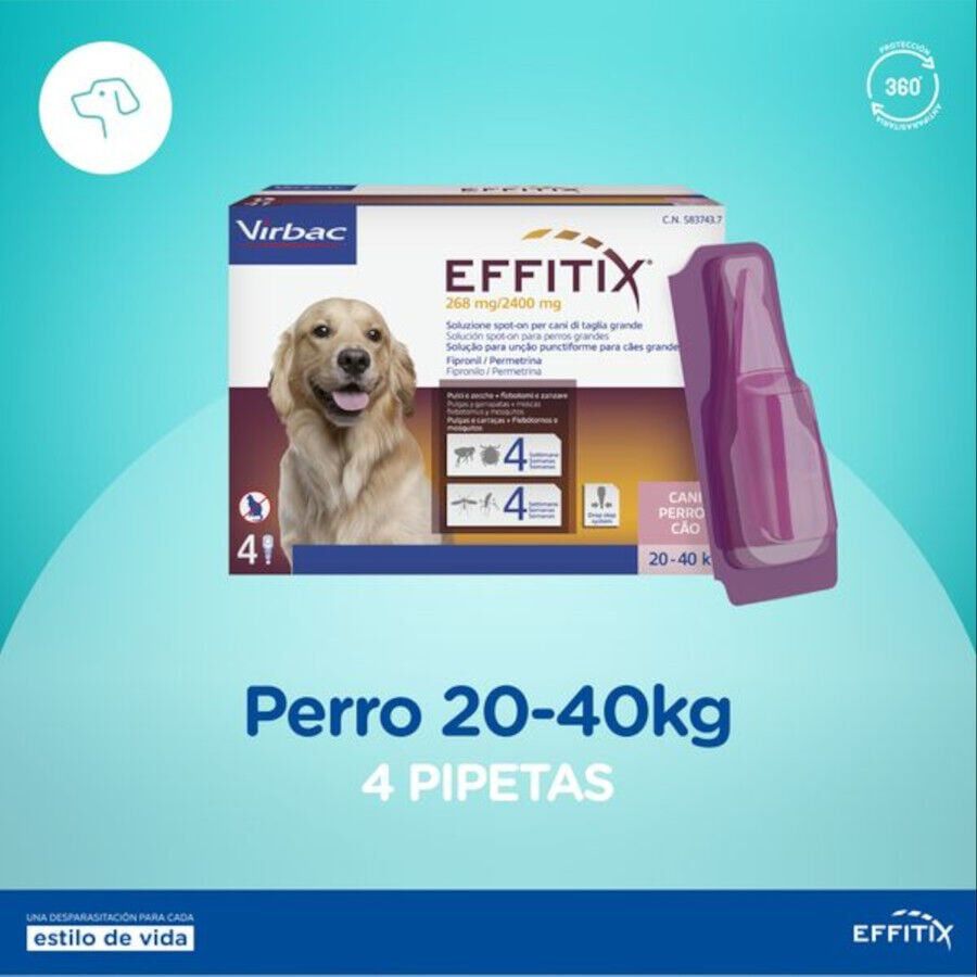 Effitix Antiparasitario en Pipetas para perros thumbnail