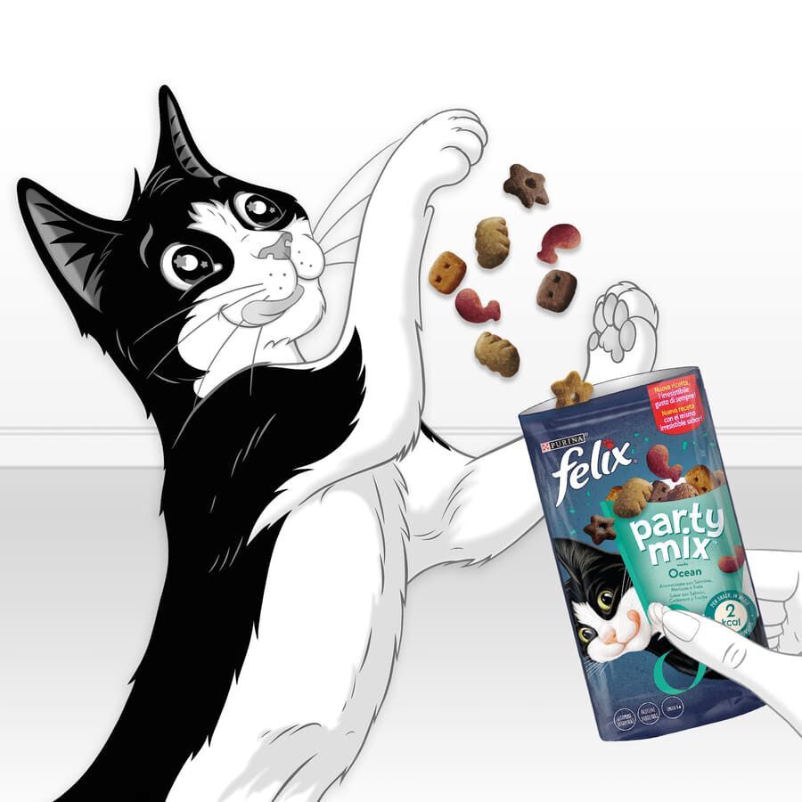 Felix Party Mix Ocean Bocaditos para gatos thumbnail