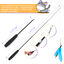 Nobleza - Juguete Pluma de Gato Interactivo 12 Piezas, 2 Varitas Divertidas Retráctiles y 10 Teaser，Juguete Interactivo con Plumas，Juguetes para Gatos con Campana(10PCS）, , large indicador imagen numero 5