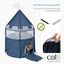 Cat it vesper cama en forma de castillo plegable azul para gatos, , large indicador imagen numero 5