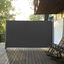 Outsunny Toldo Lateral Retráctil 300x160 cm Pantalla Enrollable Mampara de Privacidad y Protección Solar para Jardín Balcón Terraza Gris, , large indicador imagen numero 7