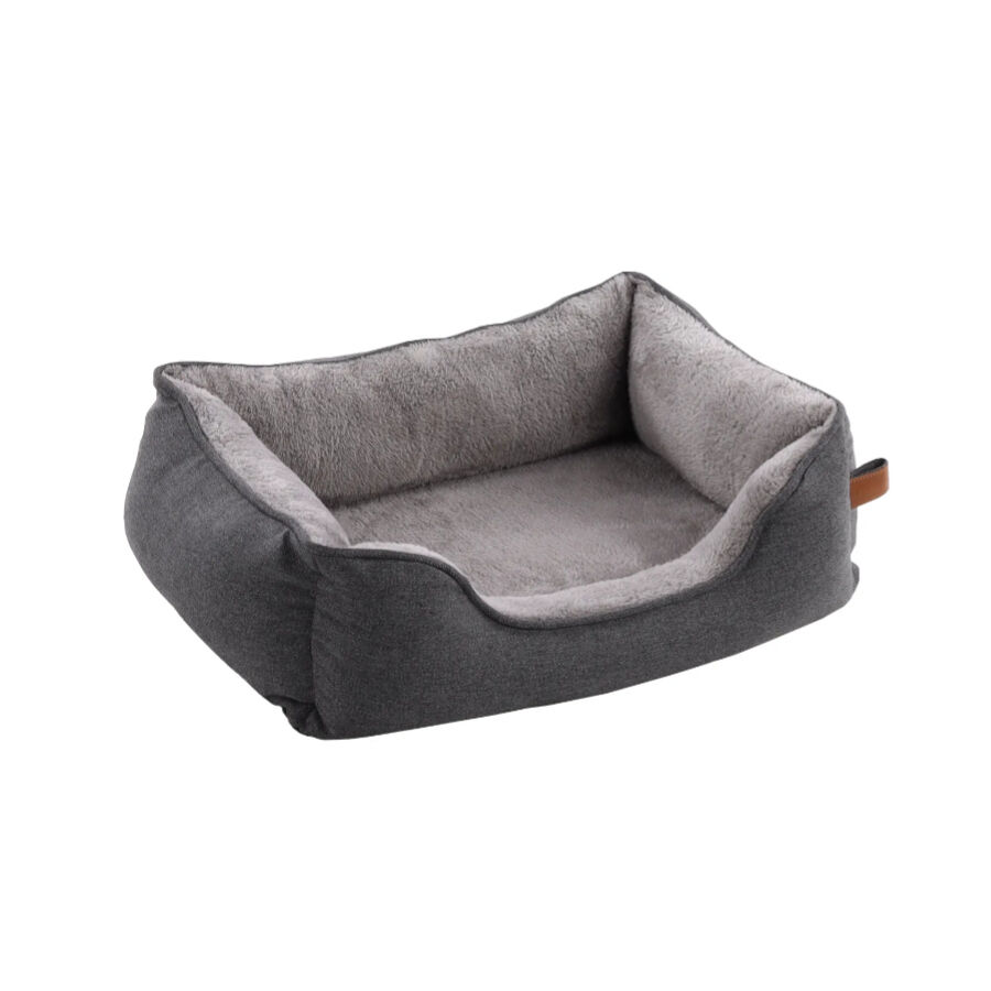 Flamingo Carlota Rectángulo Gris Claro cama cuna para perros thumbnail