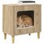 vidaXL Casa para Gatos Sonoma 51 x 30 x 52 cm Madera de ingenier&iacute;a, , large indicador imagen numero 3